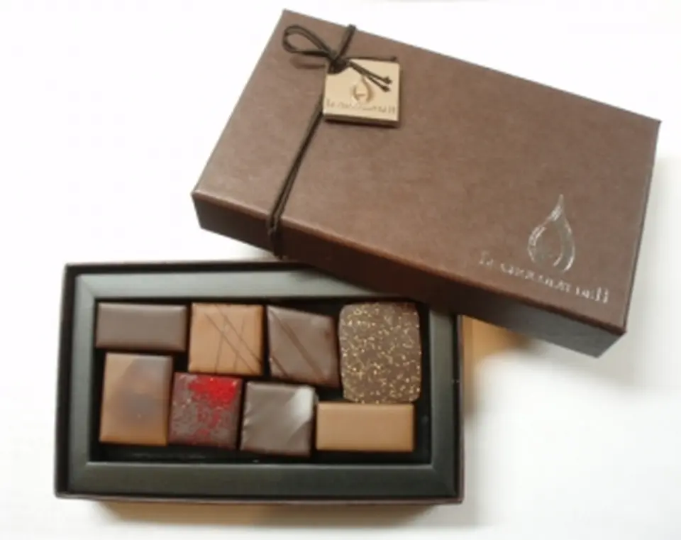 コフレ　ドゥ　ショコラ　（1段箱）　8粒入り_0