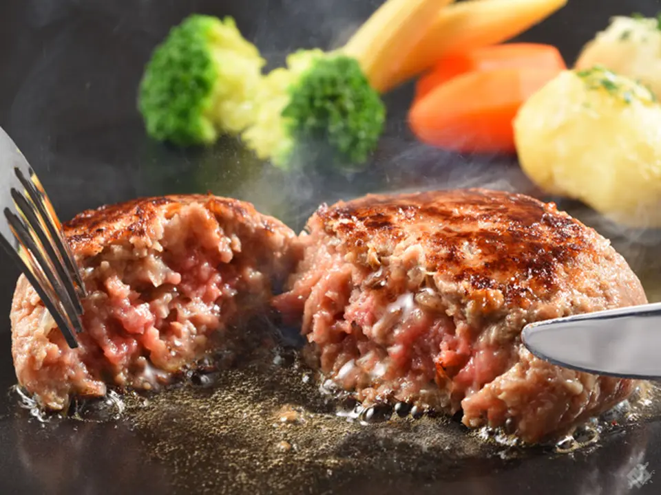 牧場直送!上州ふるさと若牛ハンブルグステーキ(3個入)_0