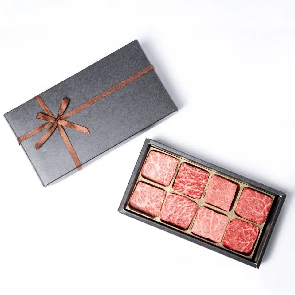 和牛サイコロステーキ4部位合計8個食べ比べ「肉チョコ」_0