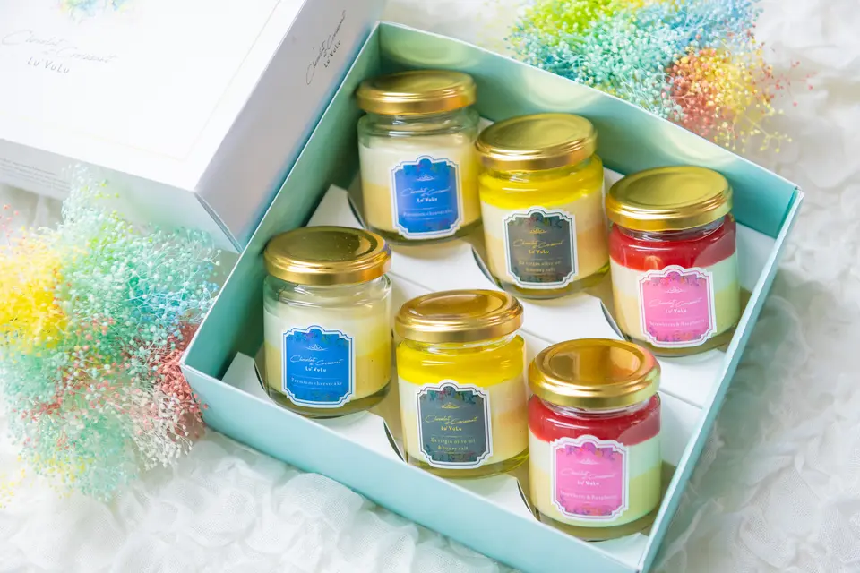 グラス イン スイーツ〈チーズケーキ 6個セット〉（プレーン・ベリー・オリーブ）_0