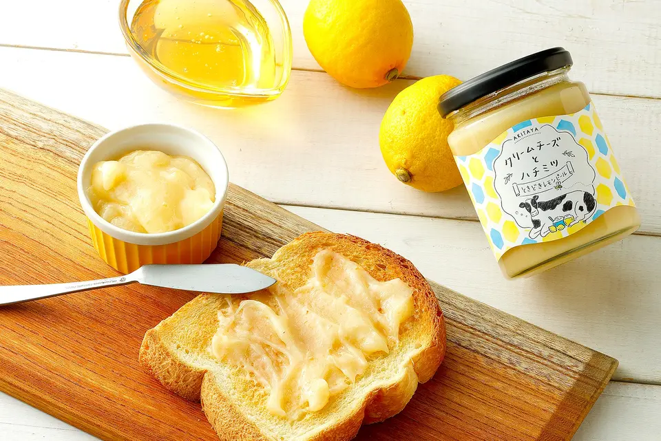 クリームチーズとはちみつ　ときどきレモンピール_0