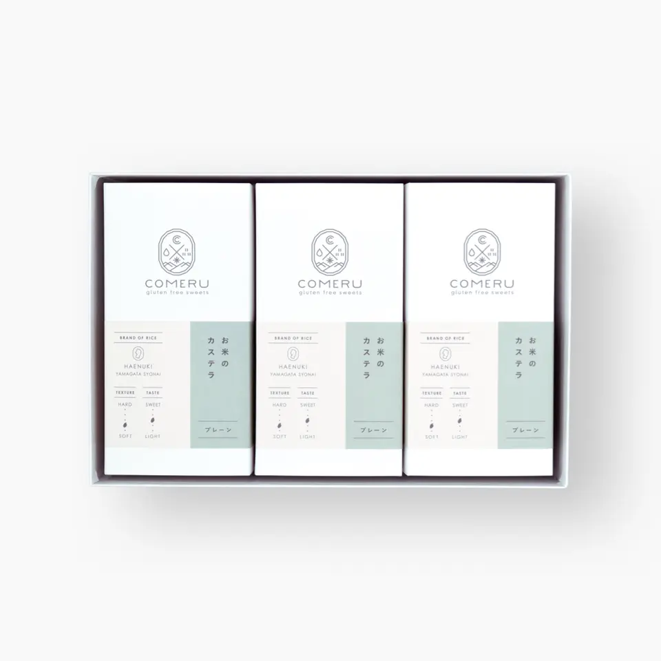 お米のカステラ 3個入（プレーン）_0