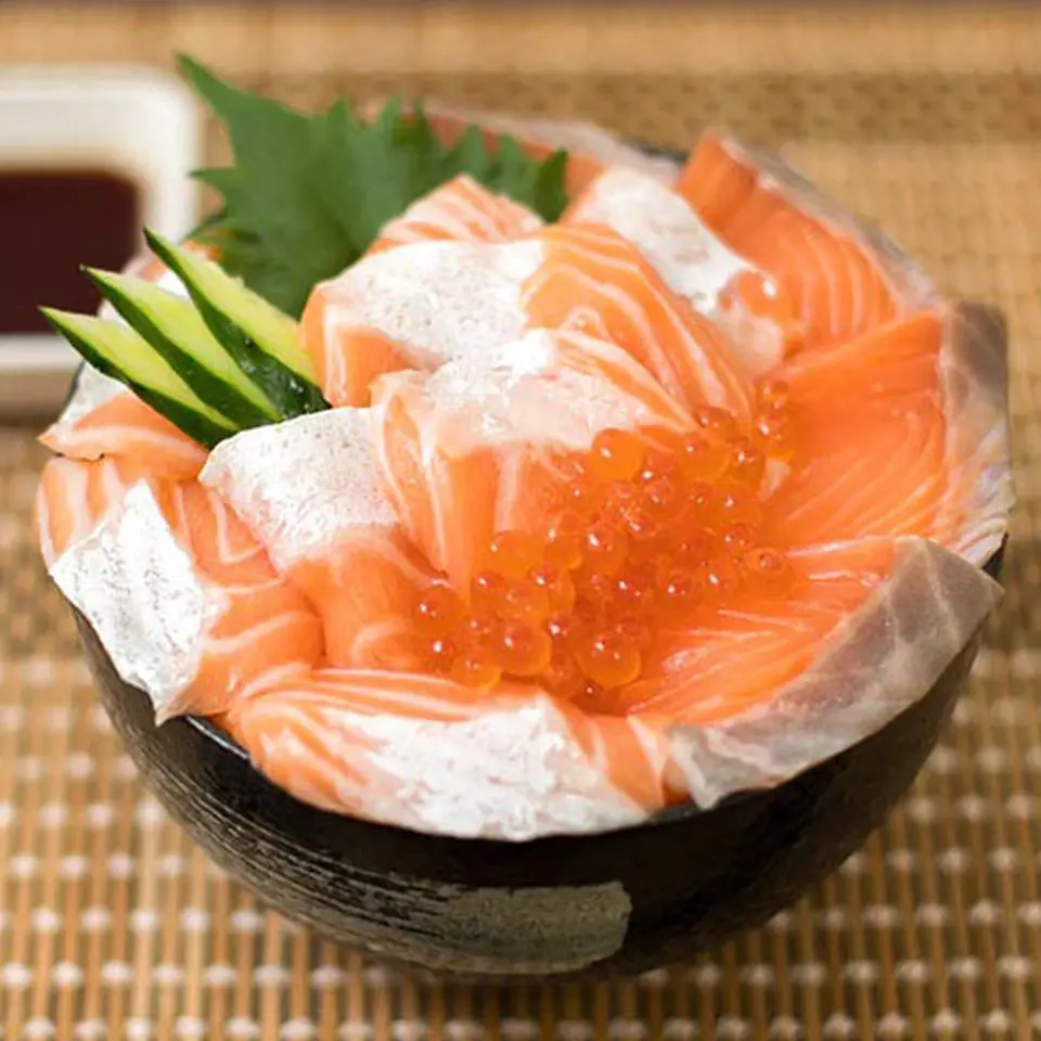 【特選】サーモン丼_0