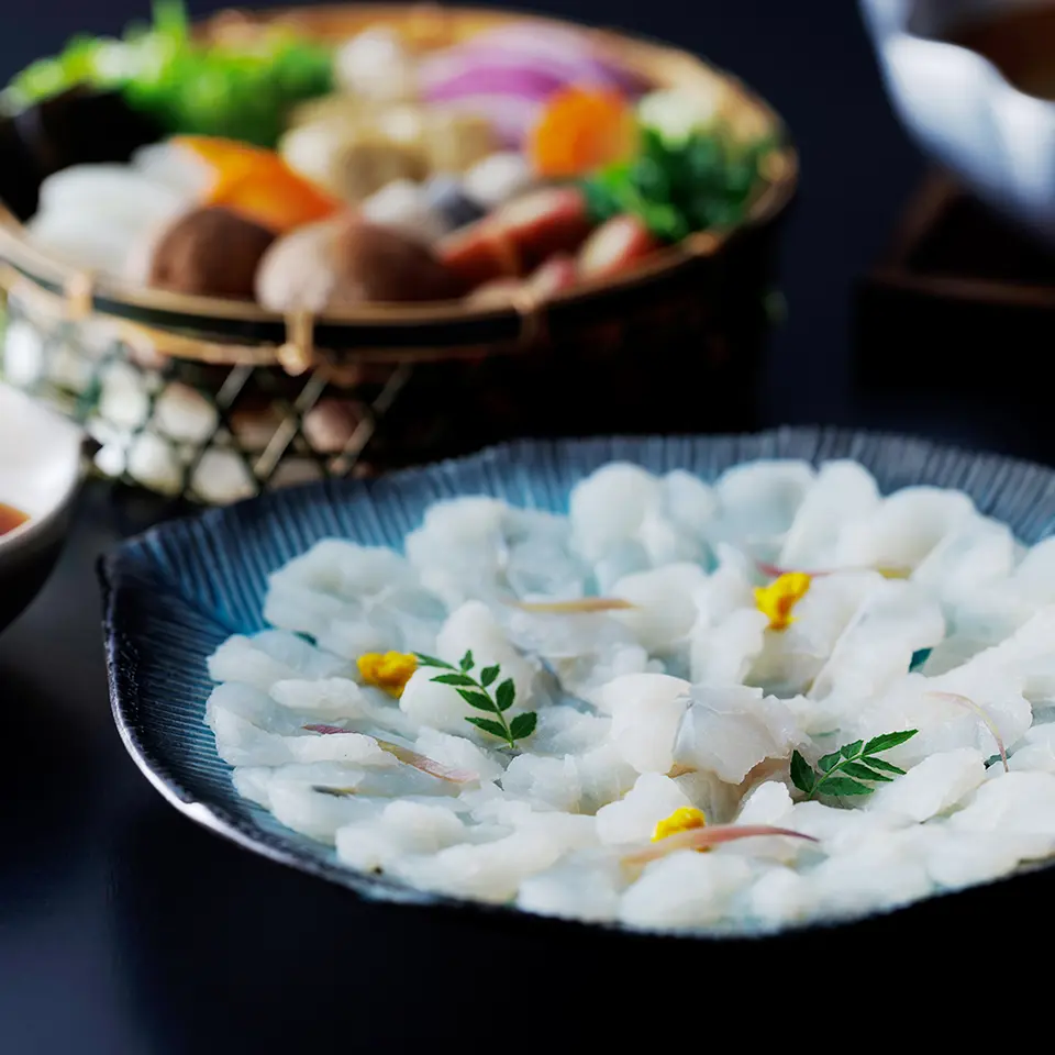 【夏季限定】料亭の鱧と旬菜の出汁しゃぶ_1