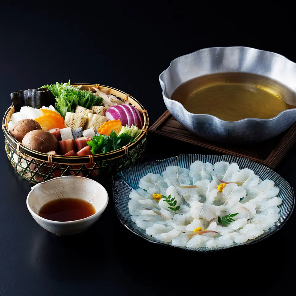 【夏季限定】料亭の鱧と旬菜の出汁しゃぶ_0