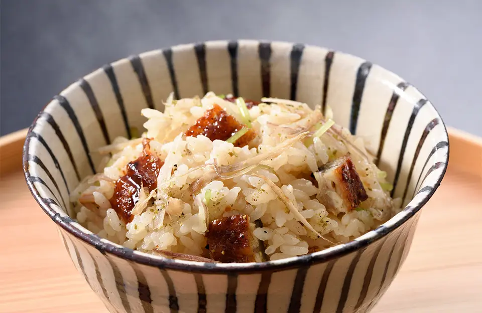 【夏季限定】鰻と牛蒡の炊込みご飯_1