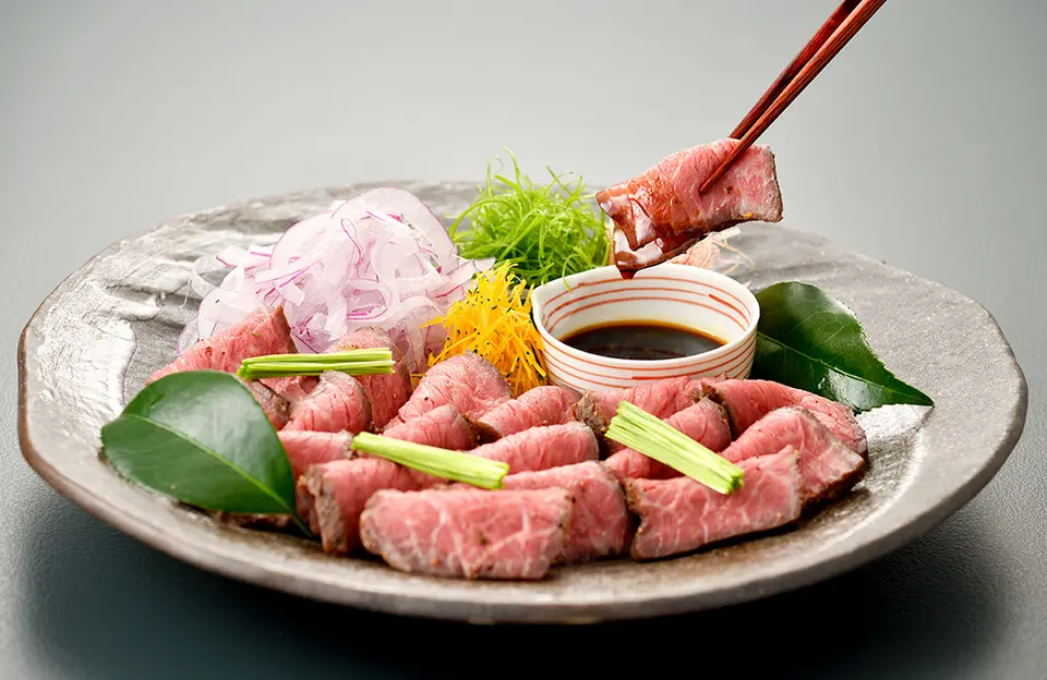 料亭のローストビーフ_1