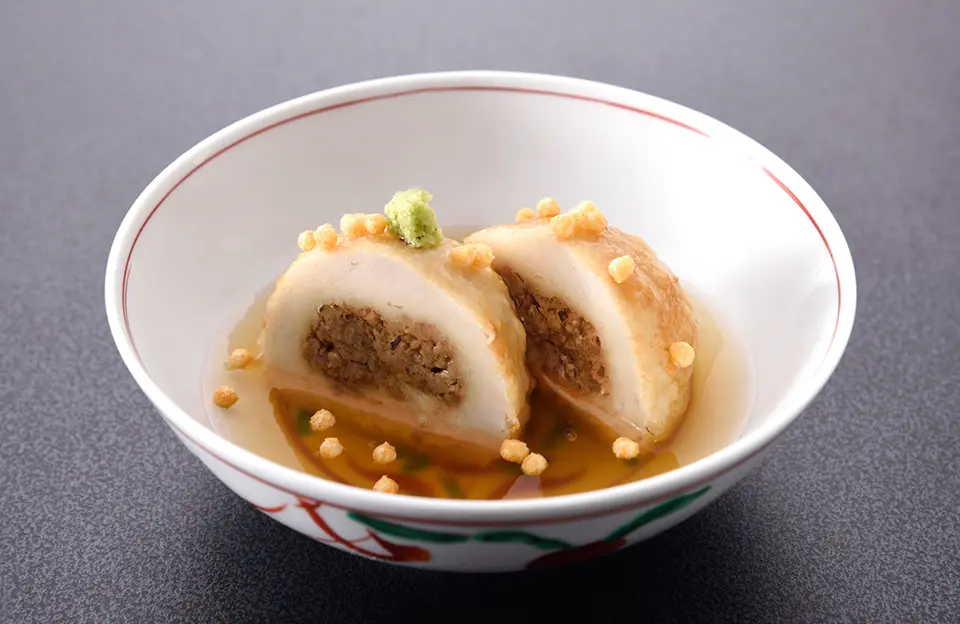 料亭の鴨まんじゅう_1