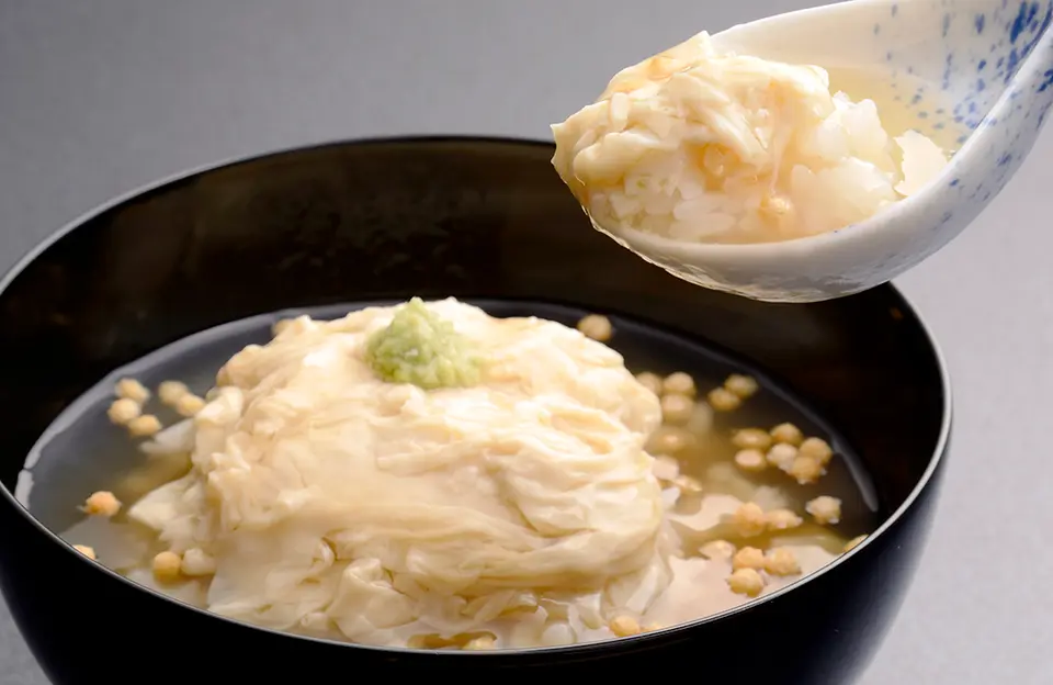 料亭のとろゆば御飯_1