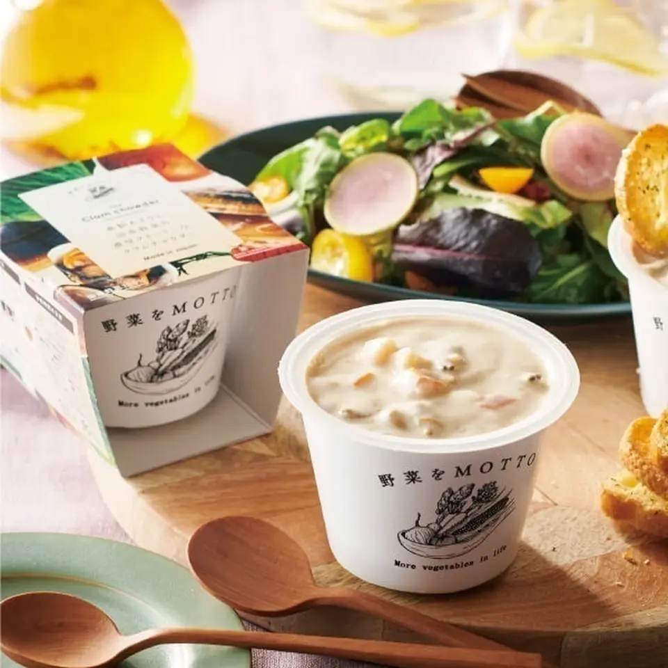 あさりと国産野菜の濃厚クリーミーなクラムチャウダー_1