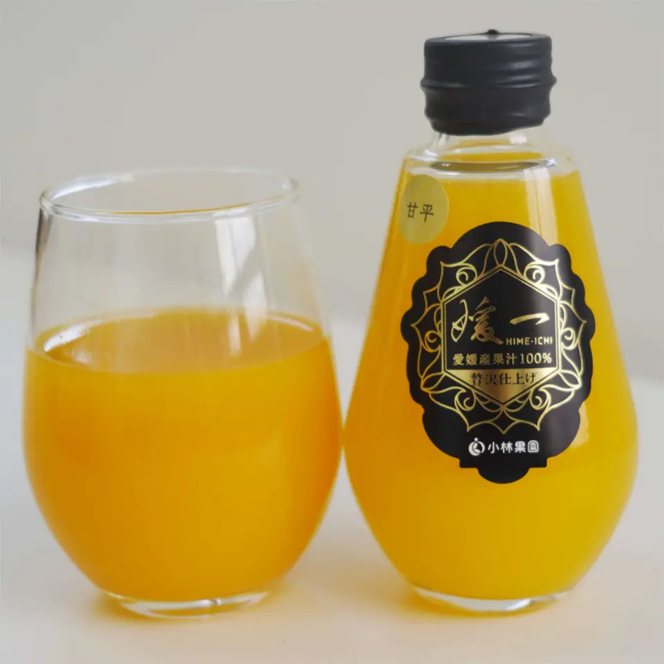 媛一小瓶4本セット（清見・河内晩柑・はるか・温州みかん 各160ml）ストレート果汁100%ジュース_3