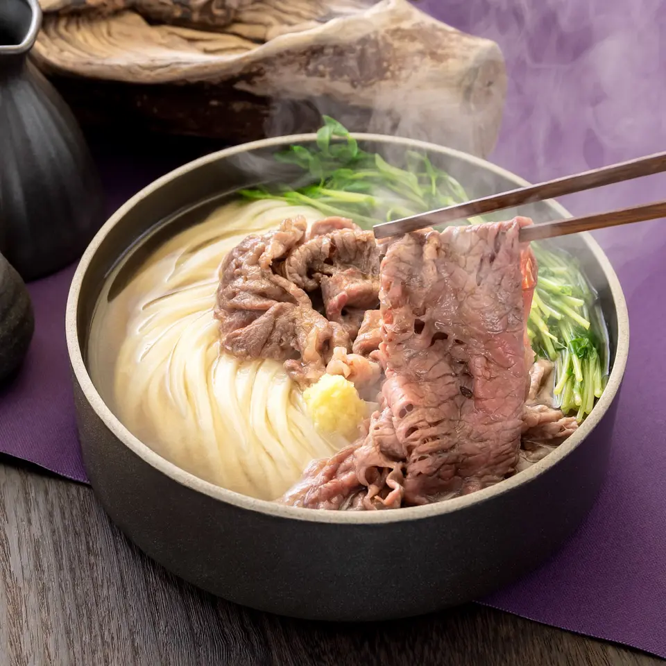 【特選】讃岐オリーブ牛 極上肉うどん（4食入）_0