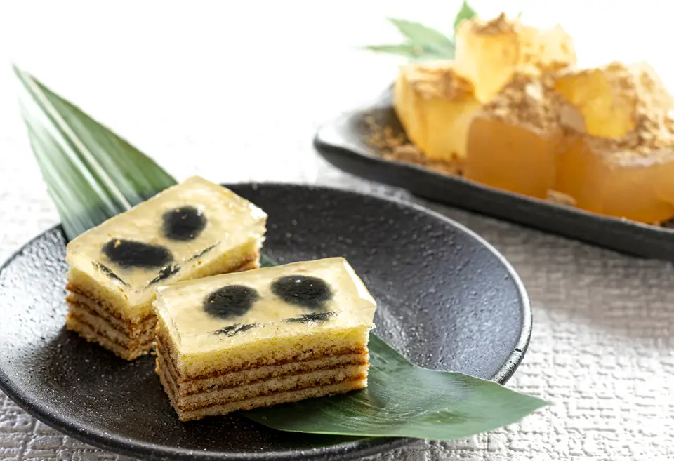 わらび餅のバウム　黒豆（10個入り）_0