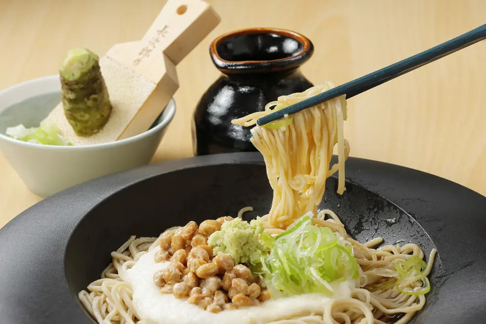 納豆山かけ蕎麦 2人前_0