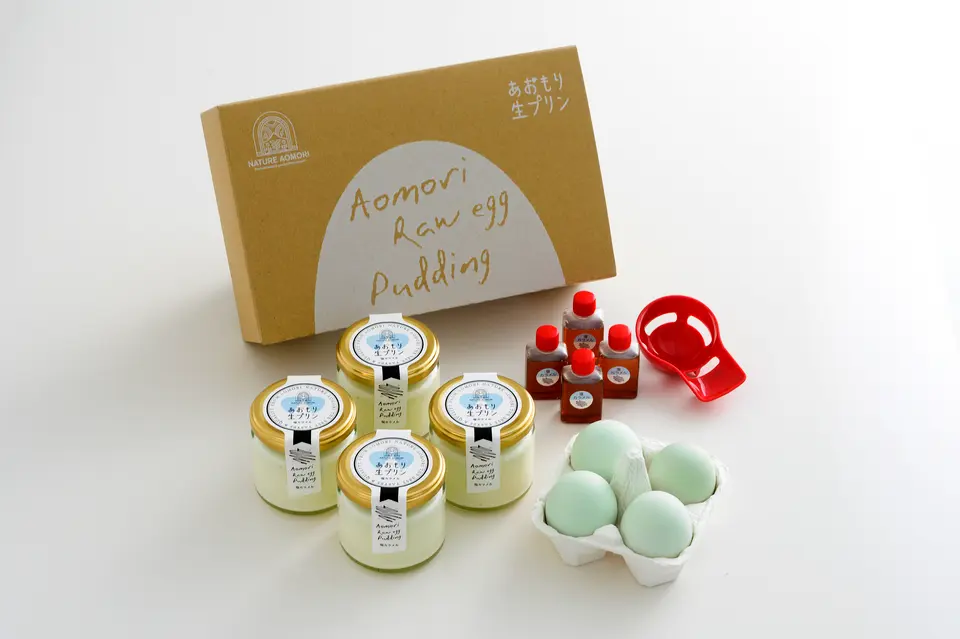 【ふるさと納税商品】あおもり生プリン（塩カラメル）4個セット_0