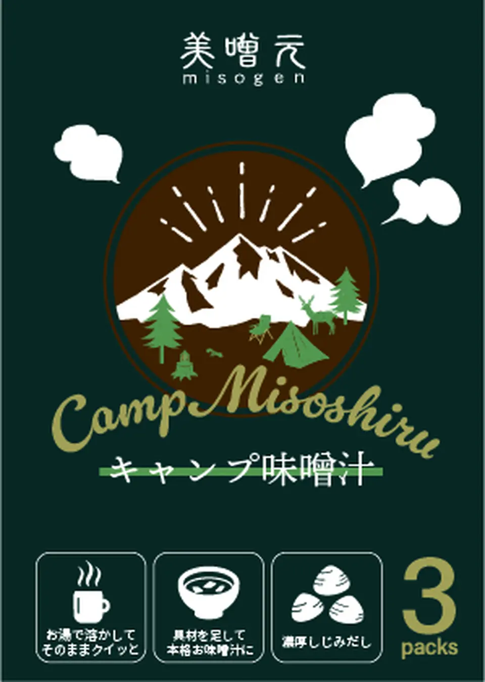 Good MISO BREAK 3食入×３（シジミ味噌汁）_0