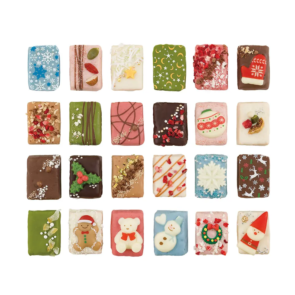 クリスマスカレンダー キューブラスク24個入_3