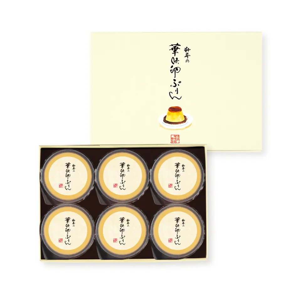 料亭の華味卵ぷりん（6個セット）_0