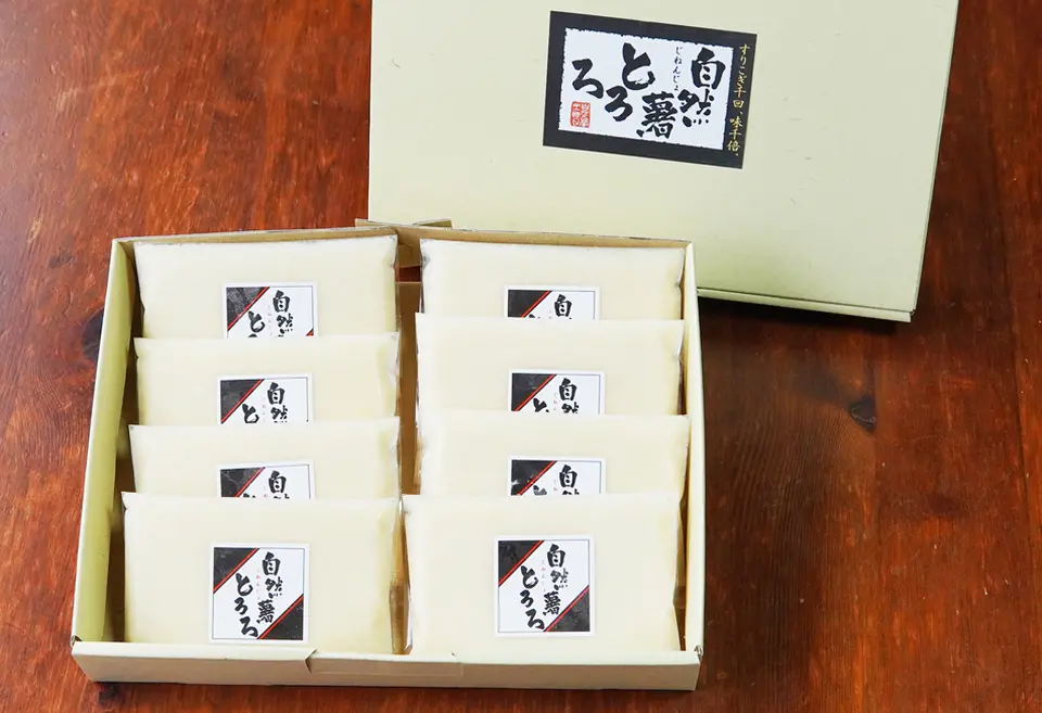 博多 自然薯とろろ満喫セット（醤油味 60g × 8個入り）_0