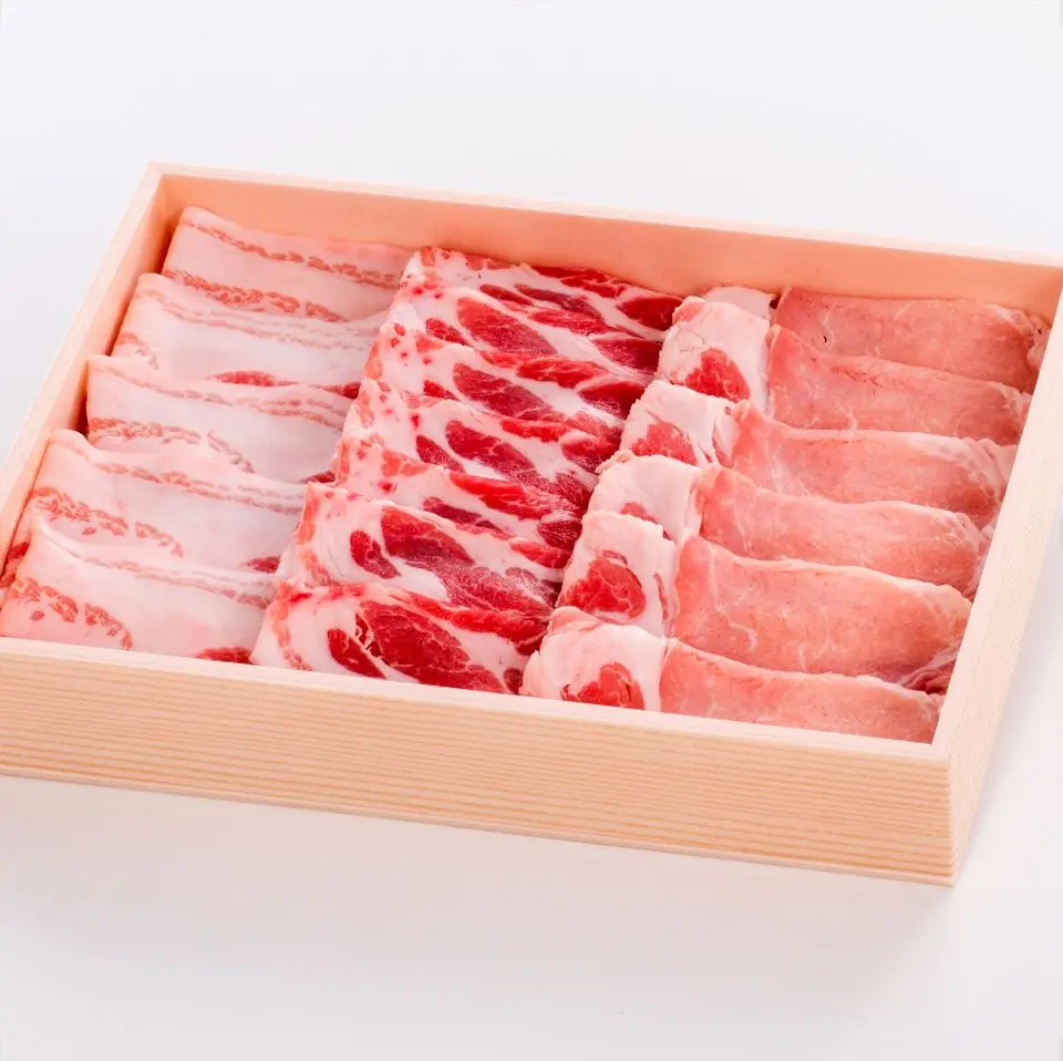 アグー豚(F1種) 南ぬ豚 しゃぶしゃぶ用2人前セット 600g_1