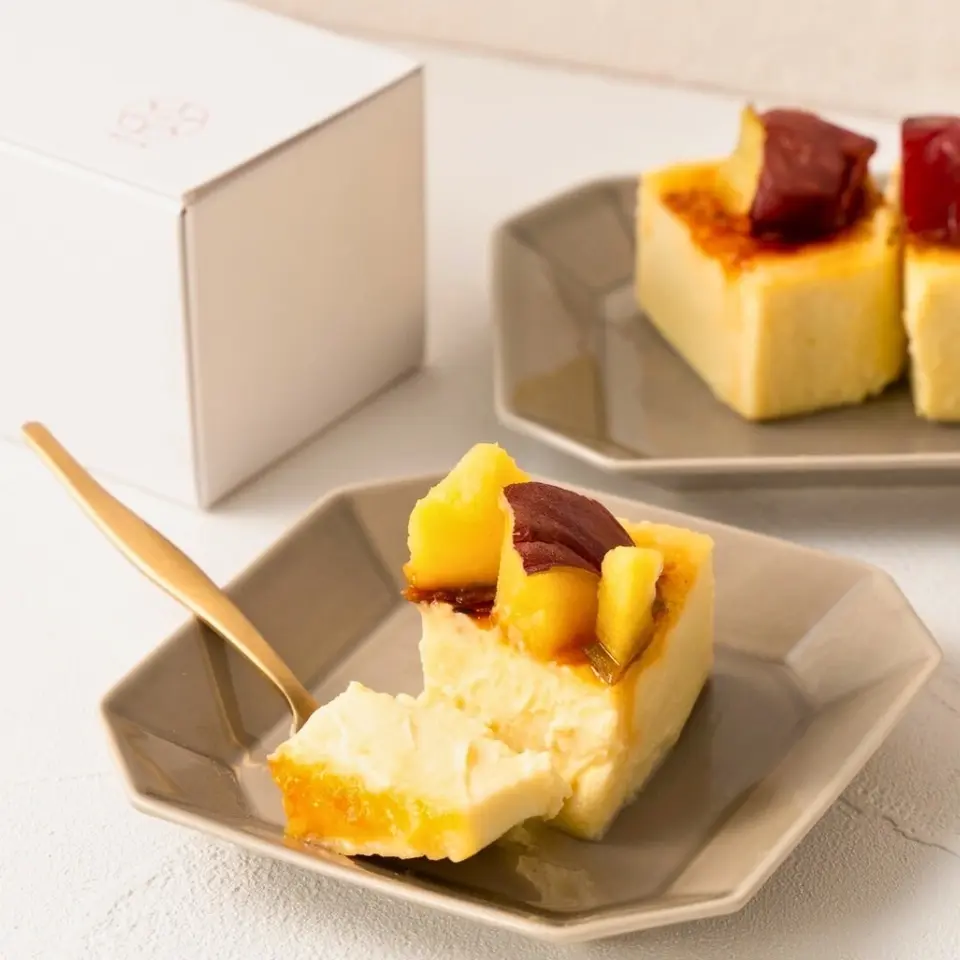 熟成焼き芋を使ったトロ～っとひんやり蜜芋のアイス生クレームブリュレ_0