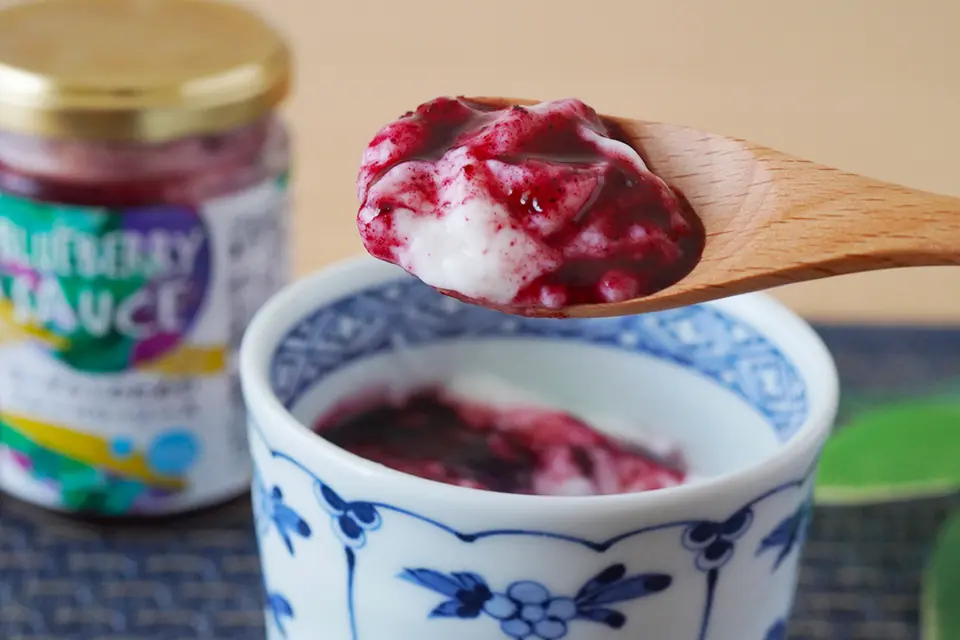 ヨーグルトのためのブルーベリーソース3本セット_0