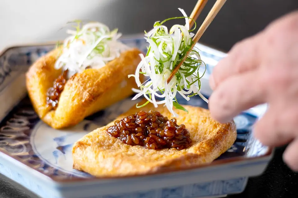 とうふ屋うかい 大判揚げと金山寺みそ（二人前）_0