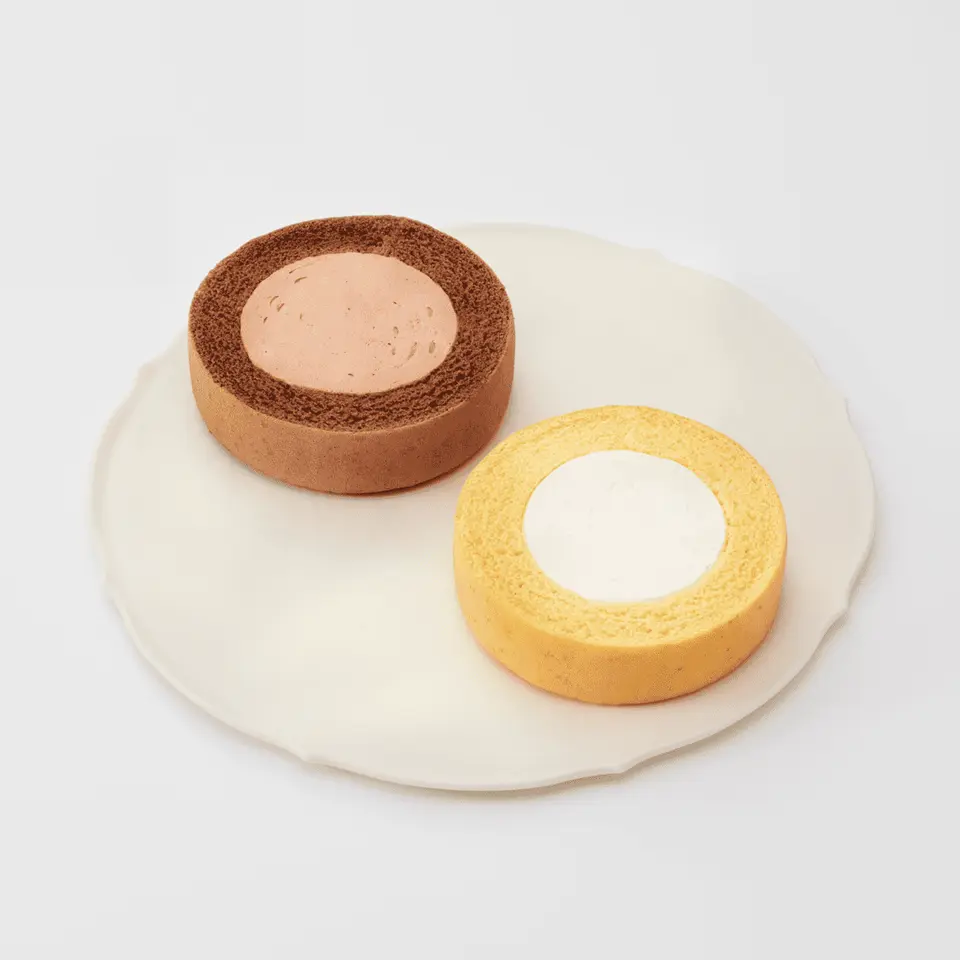 ロールケーキ2種セット（プレーン・チョコ）_0