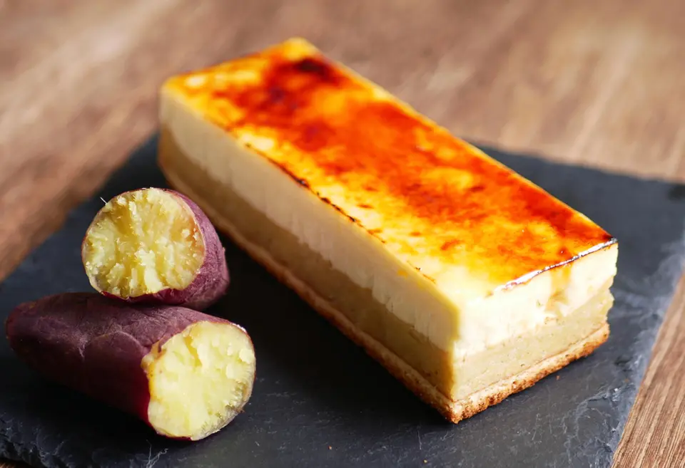 芋ようかんブリュレ チーズケーキ仕立て（ホール）_0