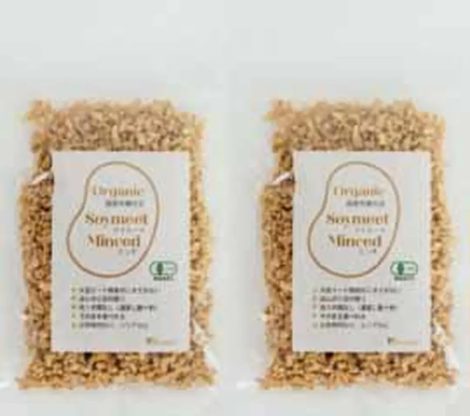 国産有機大豆100% プレミアムミンチ（100g×2袋）_0
