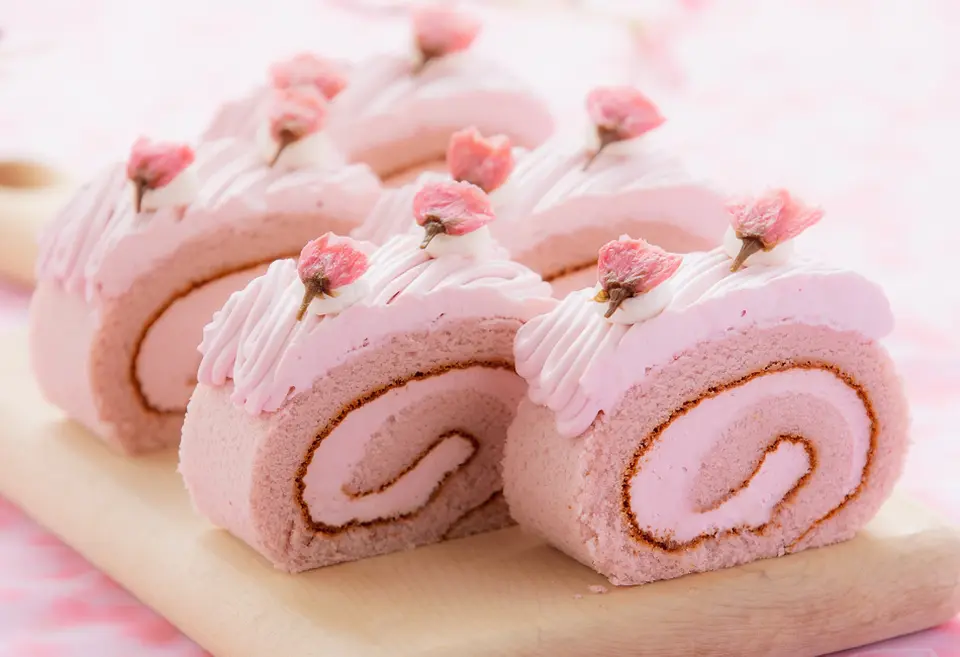 さくら満開モンブランロール_0