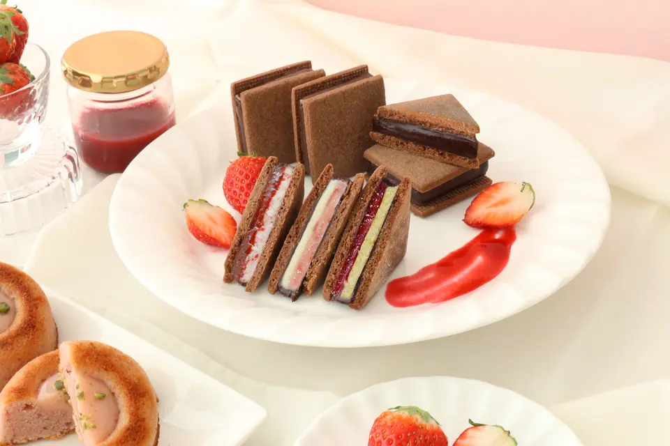 チョコレートサンド3個（いちご・いちごミルク・ピスタチオベリー）＆ティグレ3個（チョコ・ミルク・いちご）セット_0