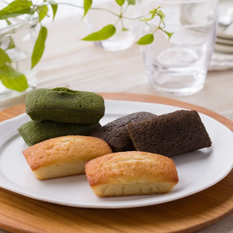 フィナンシェ3種（抹茶・ほうじ茶・プレーン各2個入）_0