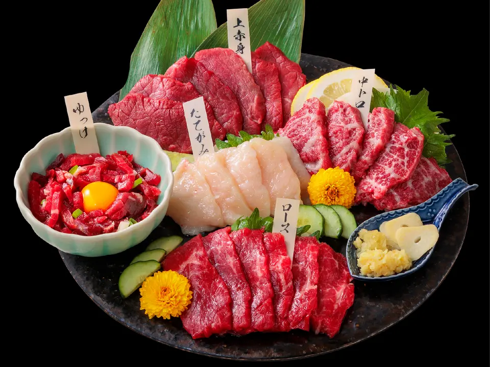 国産馬刺し 5種食べ比べセット 桜_0