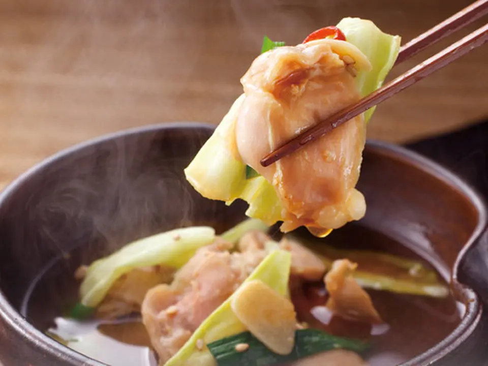 華味鳥の博多 黒もつ鍋セット《醤油味》_1