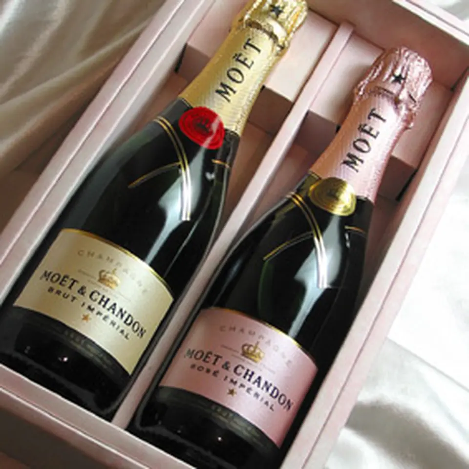 モエ　シャンドン　ブリュット & ロゼ ハーフボトル　2本組シャンパンセット_0