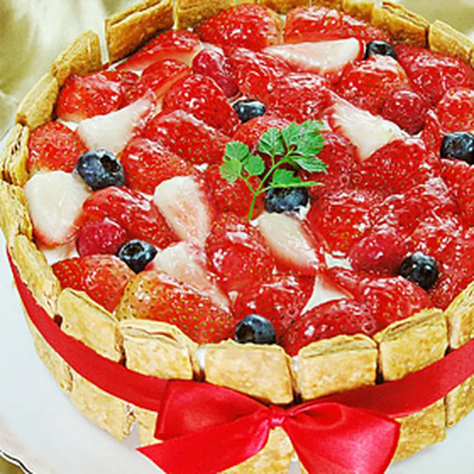 ミックスベリーのケーキ 直径17cm_0