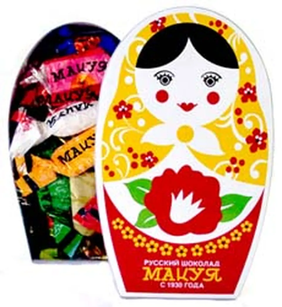 ロシアチョコレート　マトリョーシカ化粧箱入_0