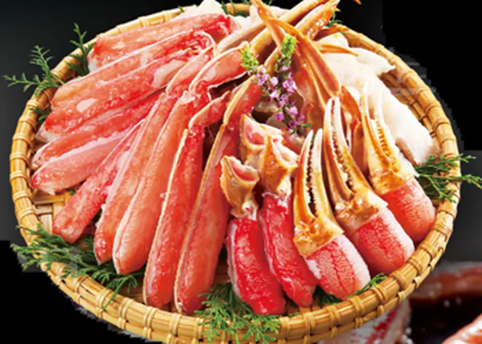 カット済み生本ズワイ蟹1.2kg(総重量1.4kg 2〜3人前)_0