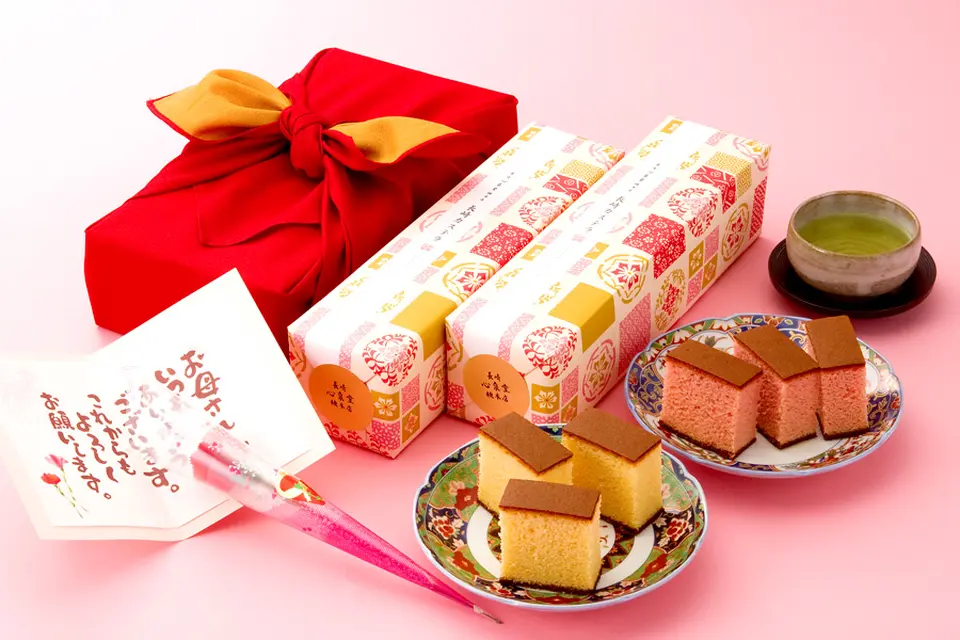 【母の日ギフト】あけぼの(カステラ0.6号×2本)_0