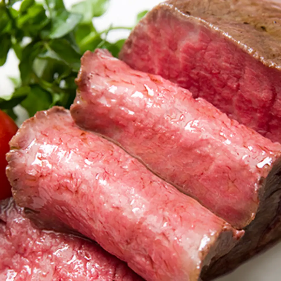 黒毛和牛希少部位(イチボ)極上ローストビーフ300g_0