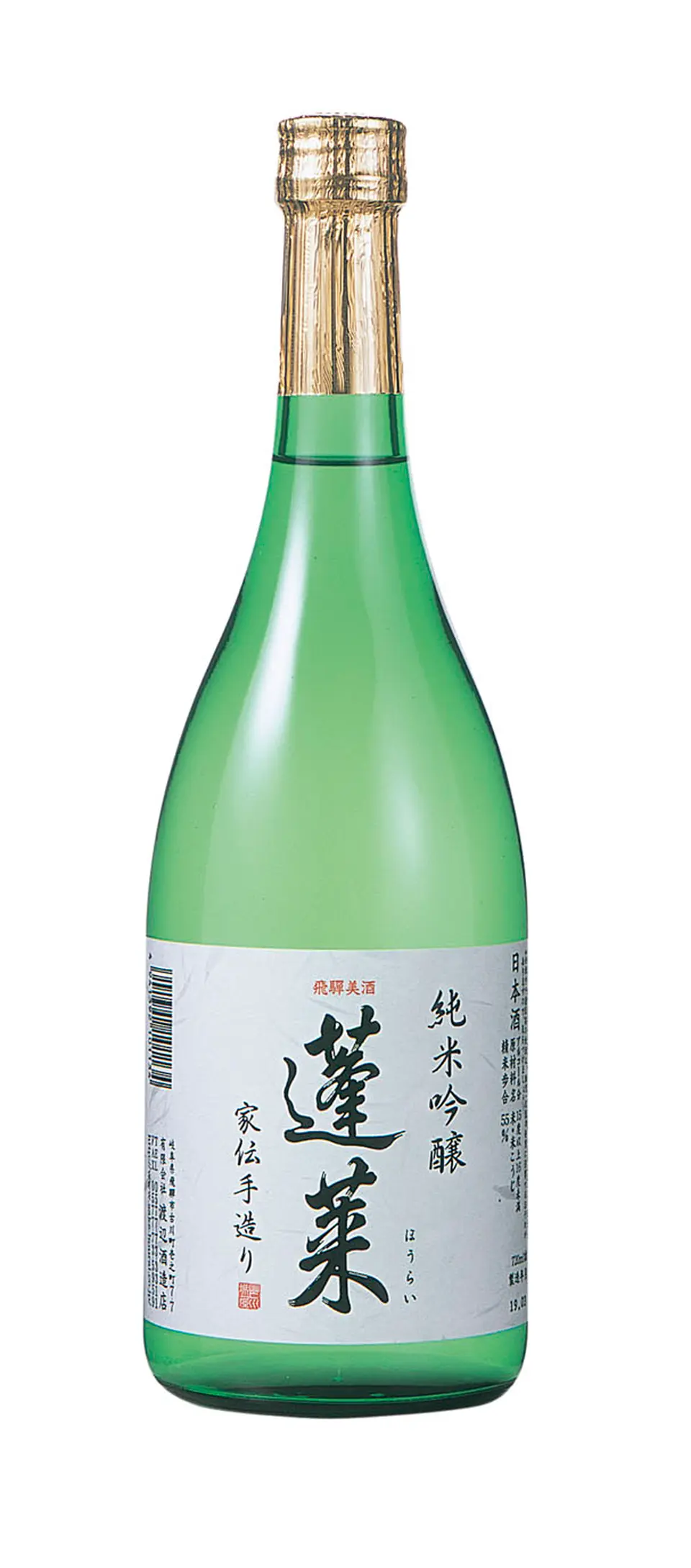 蓬莱　純米吟醸　家伝手造り720ml_0