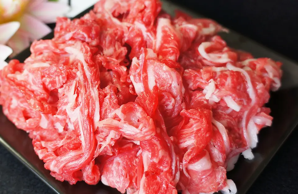 近江牛切り落とし(小間切れ)　1kg(500g×2)_0