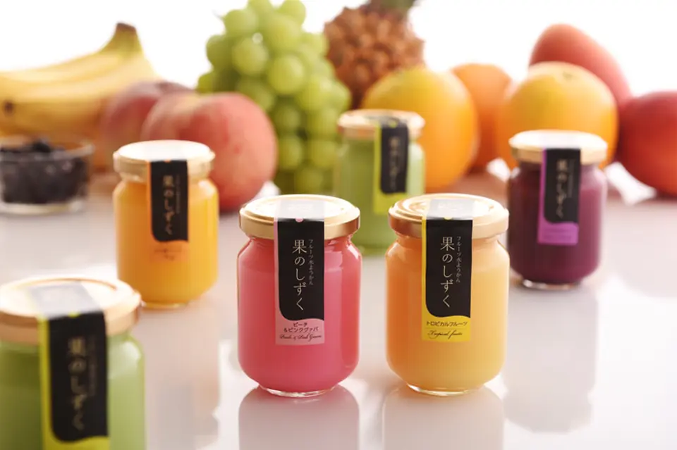 果のしずく・フルーツ水ようかん 6本入り_1