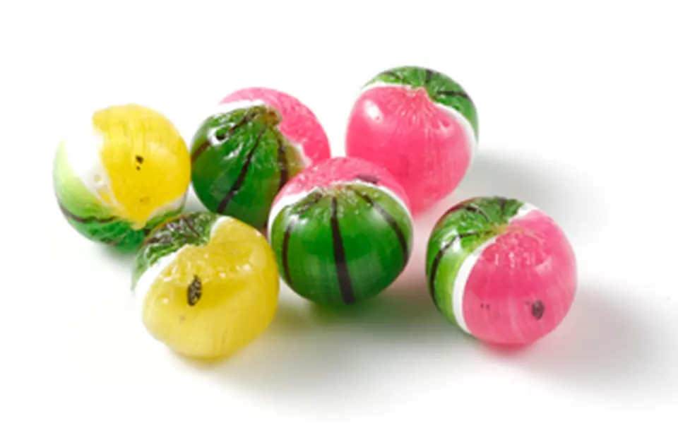 赤いの黄色いのスイカ飴(90g)_0