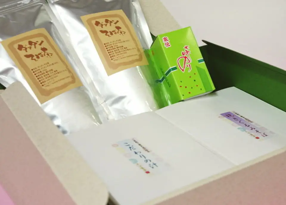 そばギフトセット「ぼたん」_0