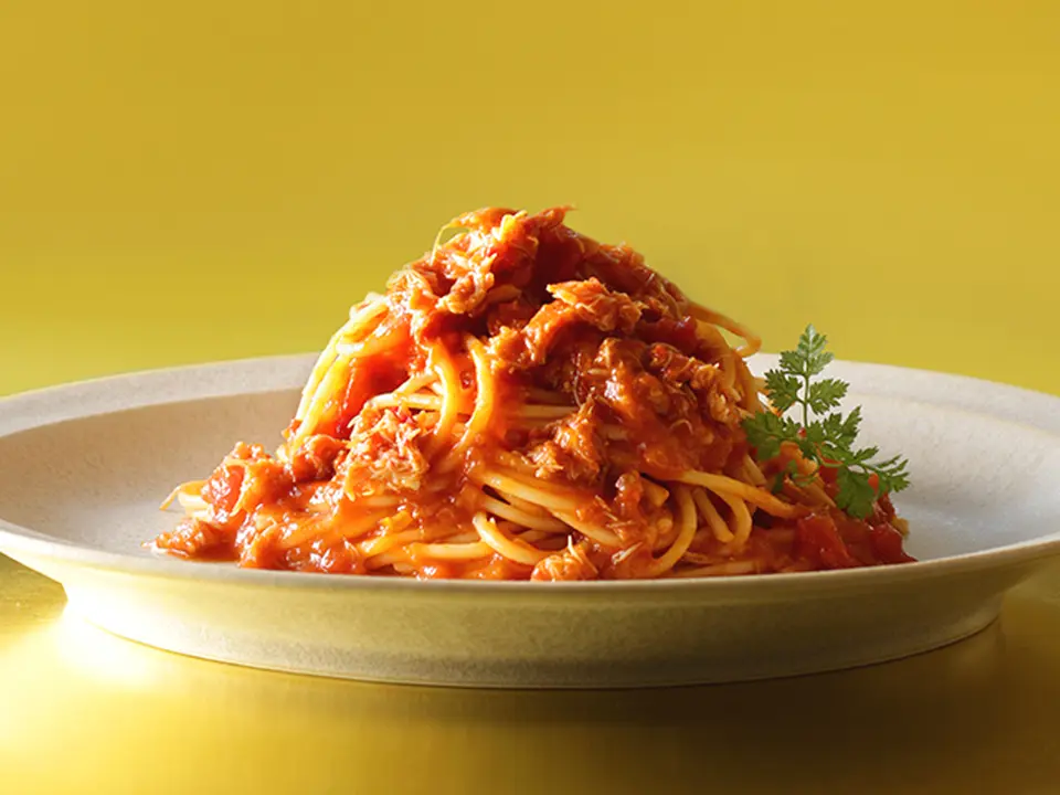 国産紅ずわい蟹と蟹みその芳醇トマトソース_0