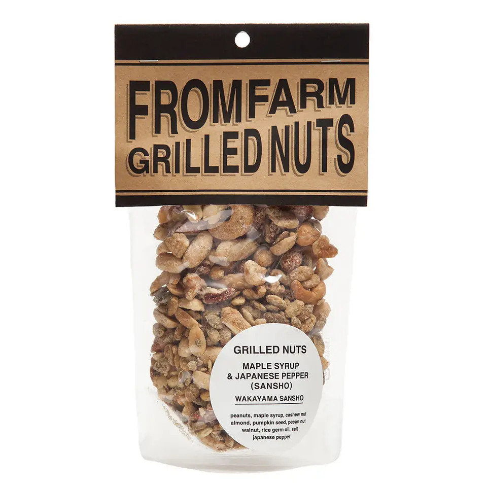 GRILLED NUTS (ミックスナッツ) メイプルシロップ&山椒 180g_0