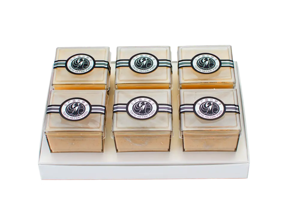 江戸流行婦凛（プリン）-プレーン×苺-　6個入り_0