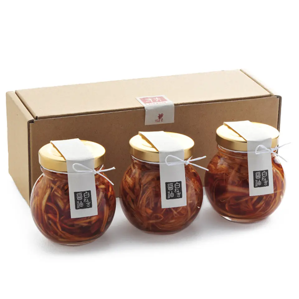 [大分 方寸] 白ねぎ醤油3本セット(100ｇ×3本)_0
